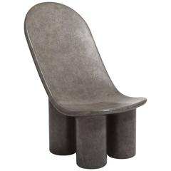 Faye Toogood, "Spoon Chair / Moon," Sand-Cast Bronze, Silver Nitrate, 2016 11