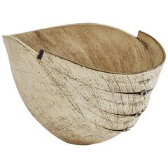 Andile Dyalvane, "OoJola I, Clan Series," Bowl, White Stoneware Clay, 2016