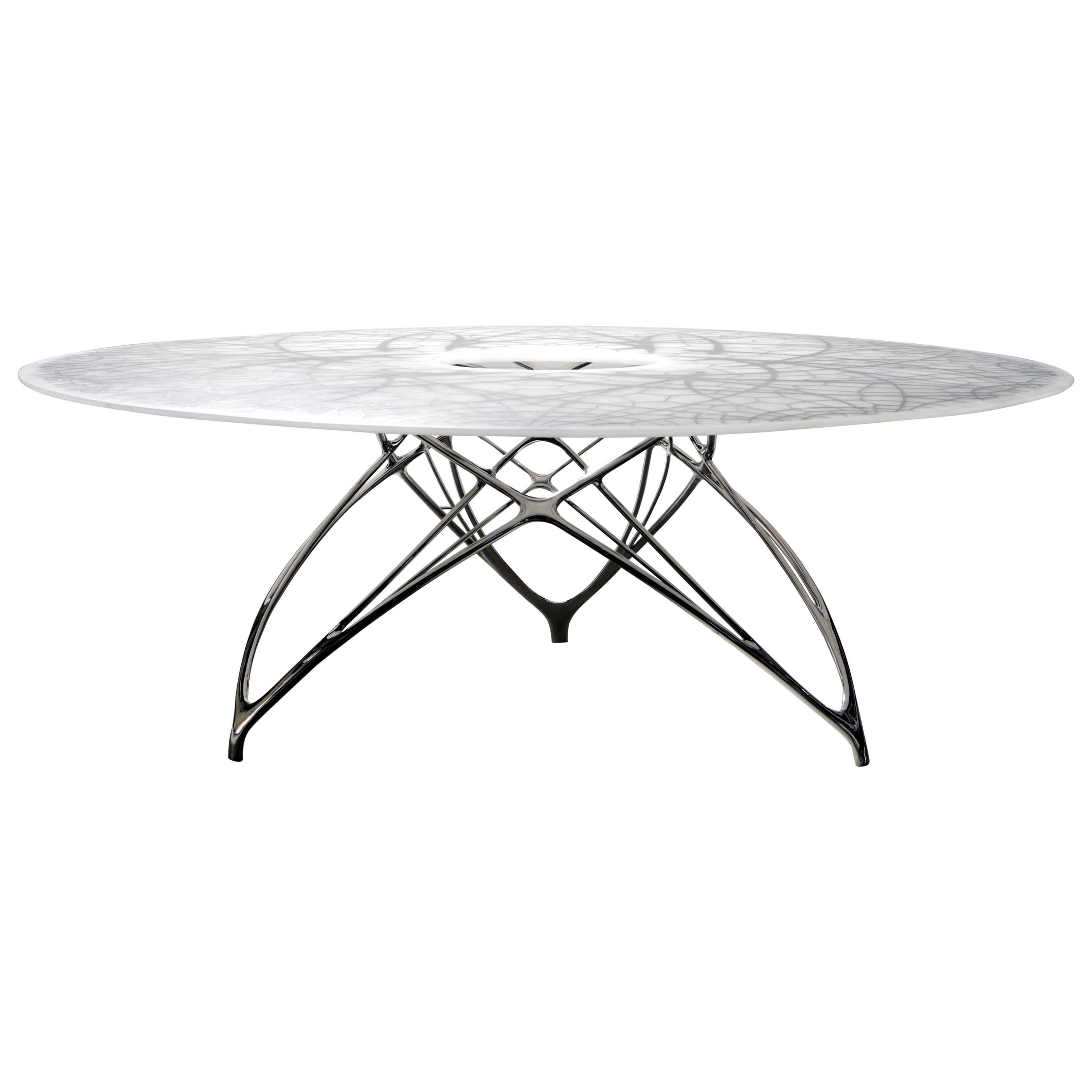 Joris Laarman, Dining Table, Resin, Steel, Aluminum, 2010