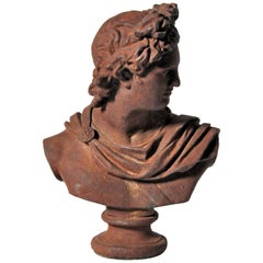 Iron Bust of Apollo Belvedere