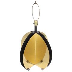 Large 1970s Sculptural Brass Lamp in the Style of C. Jere 11