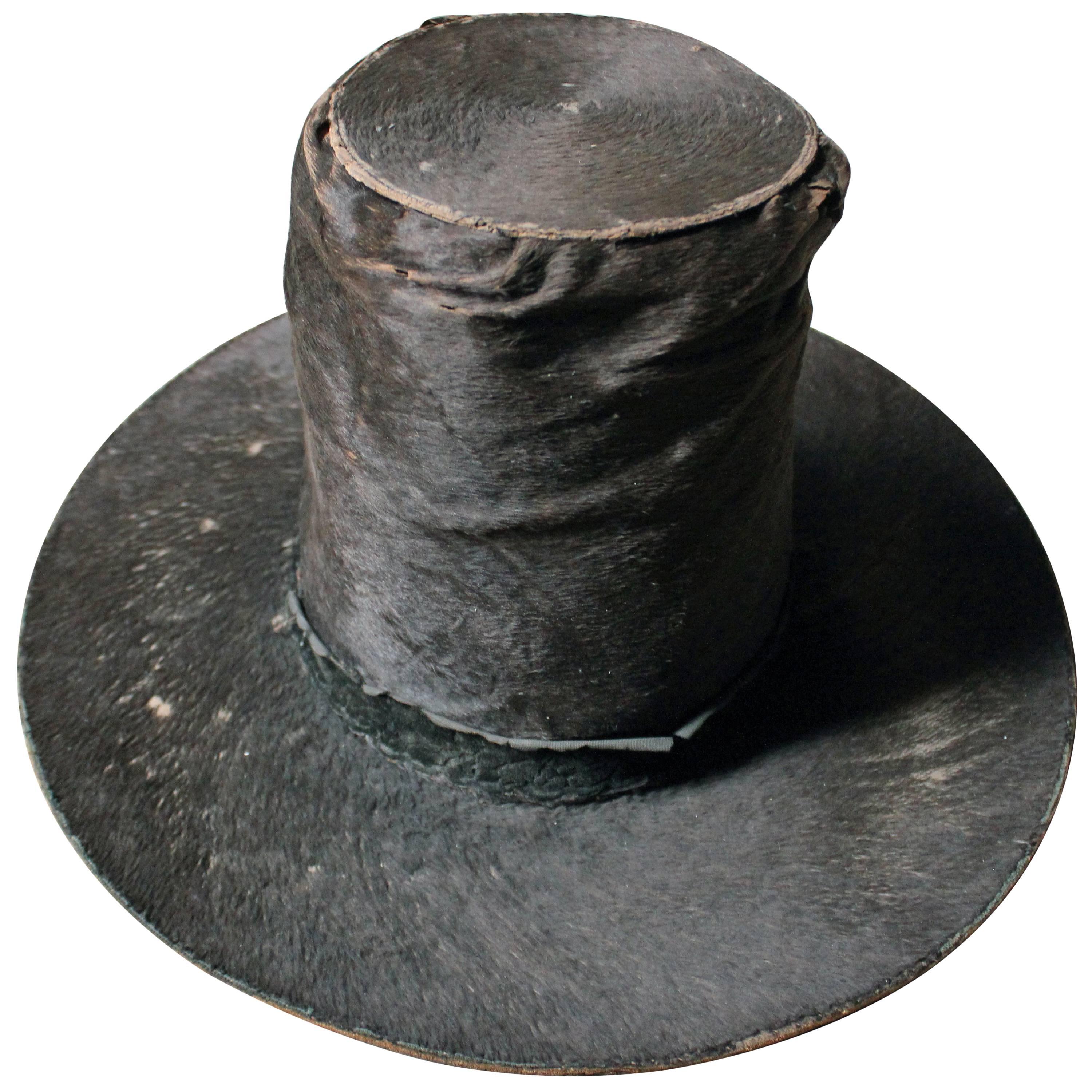 Boxed Ladies Pony Skin Welsh Hat ‘Het Gymreig’ Carver 
Co Late Dale 
Co.