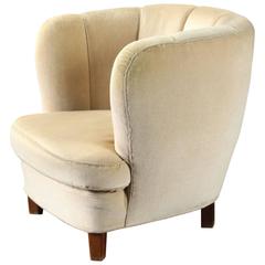 Danish Low Armchair, circa 1940