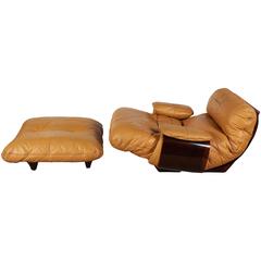 Michel Ducaroy 'Marsala' Lounge Chair with Ottoman for Ligne Roset
