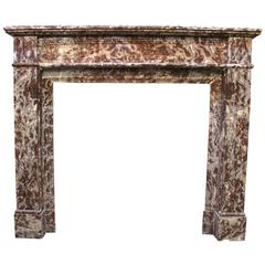 French Louis XVI Style Marble Mantel 3