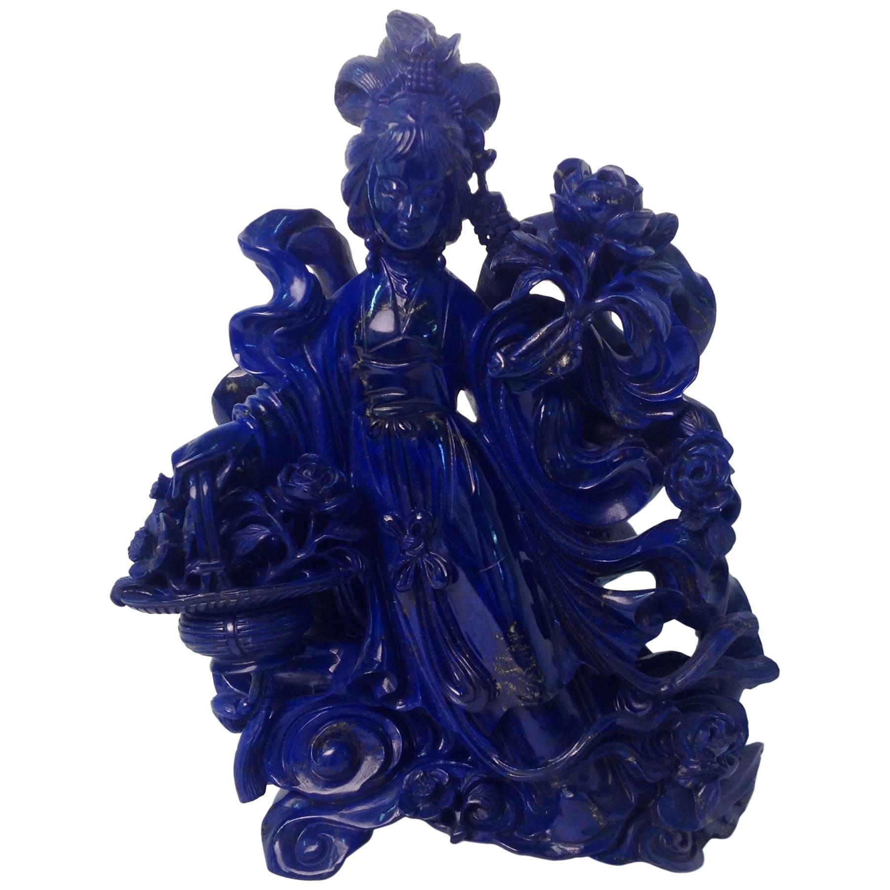Beautiful Lapis Lazuli Sculpture For Sale
