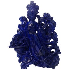Magnifique sculpture en lapis-lazuli