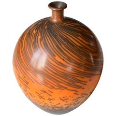 Earthenware 'Sealed' Vase by Michel Mars, France, 1990s
