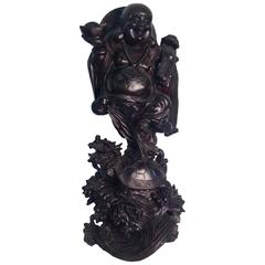 Beautiful Wood Buddha Sculpture 2