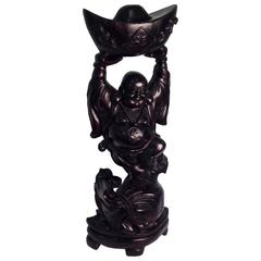 Beautiful Wood Buddha Sculpture 4