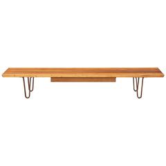 Edward Wormley Bench with Drawer 'd' 3