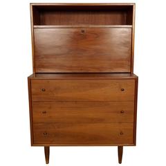 Mid-Century Modern Walnut Hutch 7