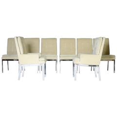 Milo Baughman DIA Dining Chairs Set of Eight