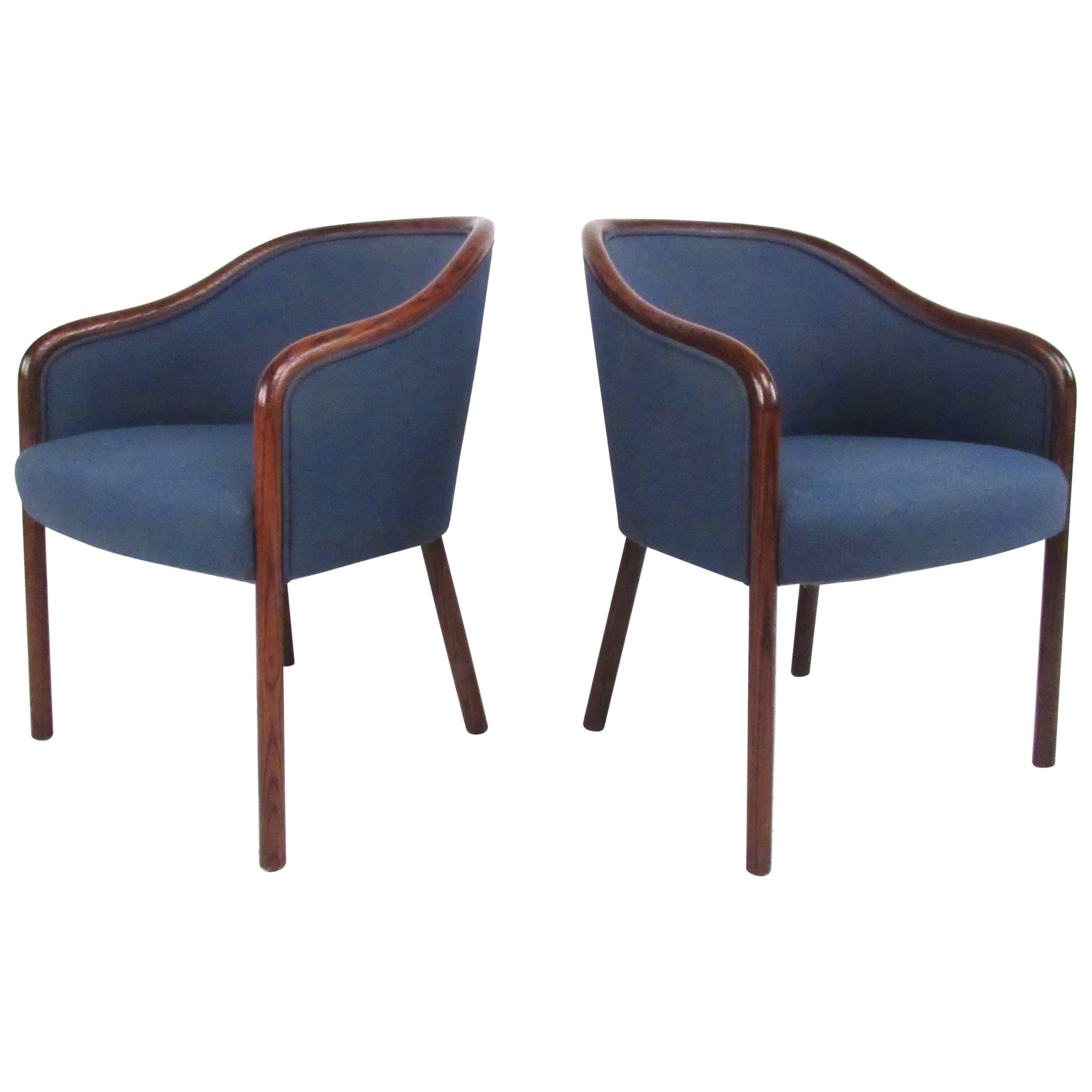Pair of Mid-Century Modern Rosewood Side Chairs