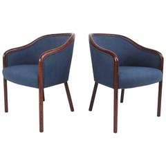 Pair of Mid-Century Modern Rosewood Side Chairs 6