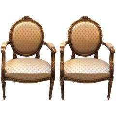 Pair of Louis XVI Style Chairs