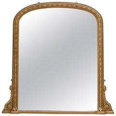 Victorian Giltwood Wall Mirror, Gilt Mirror