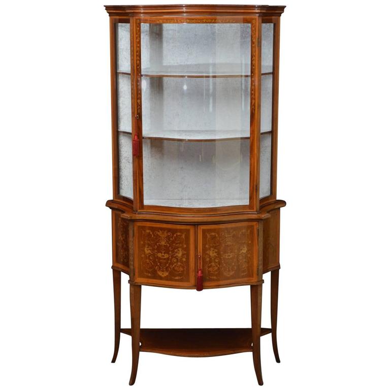Antique English Shop Cake Display Cabinet For Sale At 1stdibs