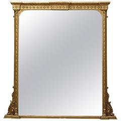 Large English Giltwood Mirror