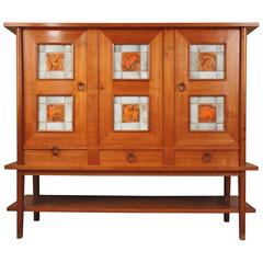 Mid-Century Birch Buffet in the Style of Guillerme et Chambron 11