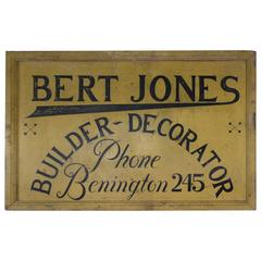 Vintage Wooden Advertising Sign 9