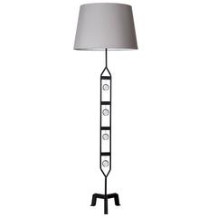 Rare Floor Lamp by Erik Hoglund and Boda Glasbruk, 1950s 8