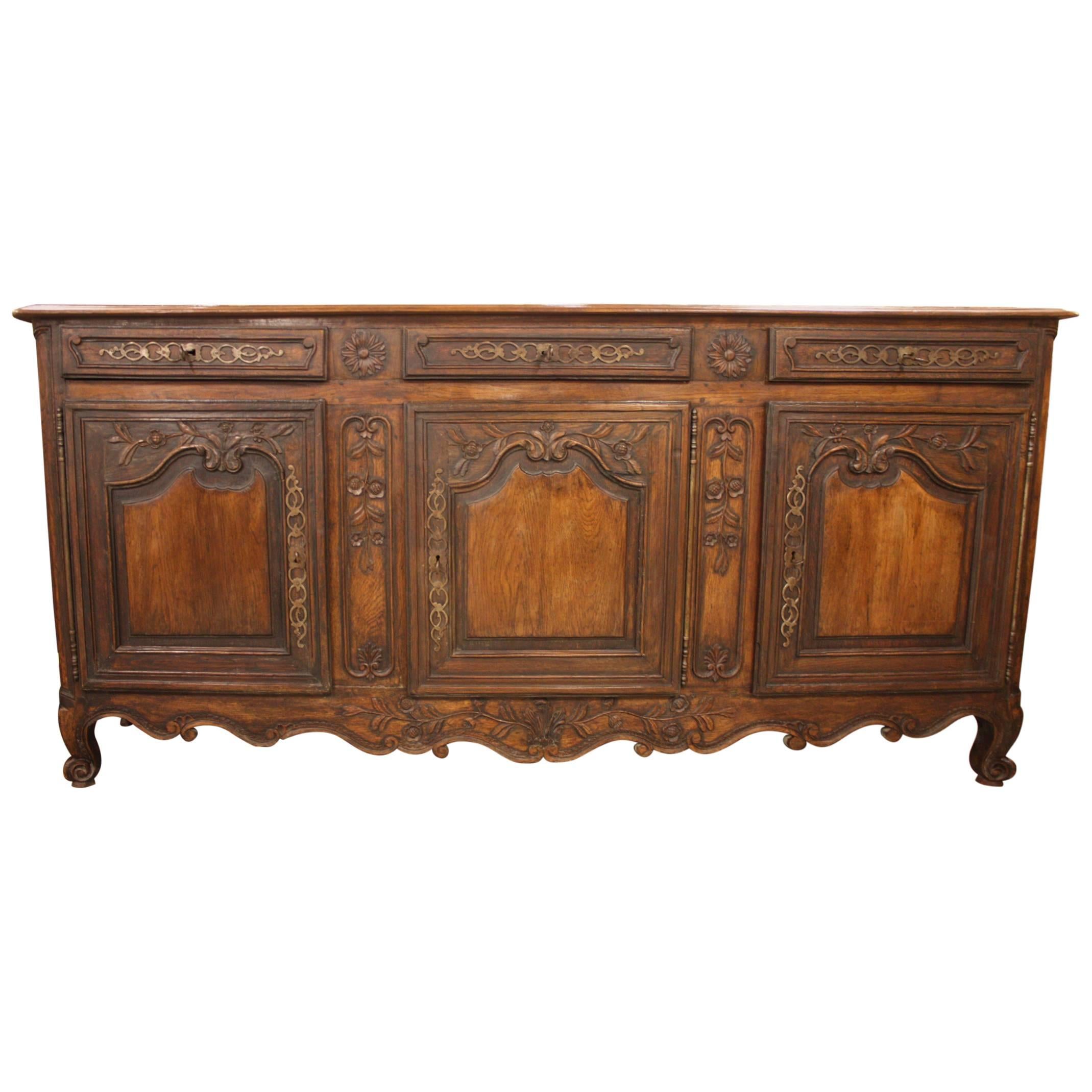 19th Century Country French Buffet or Sideboard