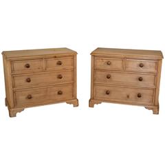 Pair of Victorian Pine Small Chests