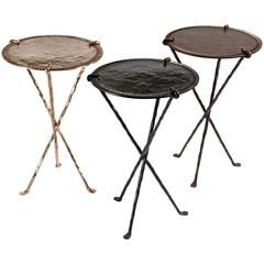 Bronze Gueridon Side Tables by Garouste & Bonetti 2