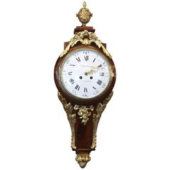 Superb 19th Century French Wall Clock in Louis XV St. 7