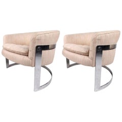 Fauteuils club vintage par Bernhardt