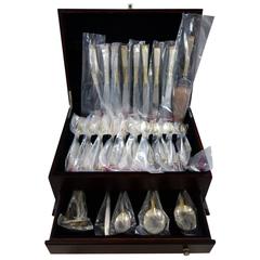 Golden Scroll by Gorham Sterling Silver Flatware Set for Eight Service 38 Pieces