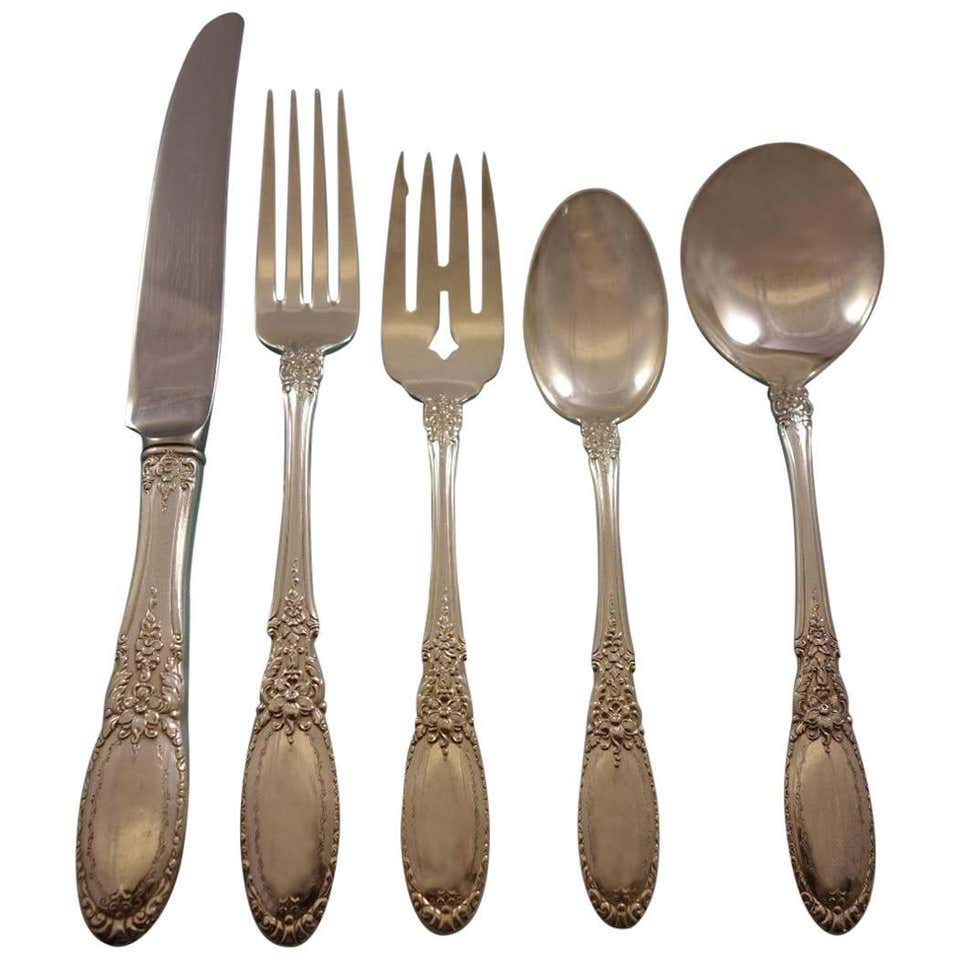 Old Colonial by Towle Sterling Silver Flatware Set for Eight Service ...