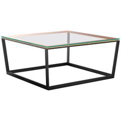 Frame Coffee Table, Small Square, Clear Glass 4