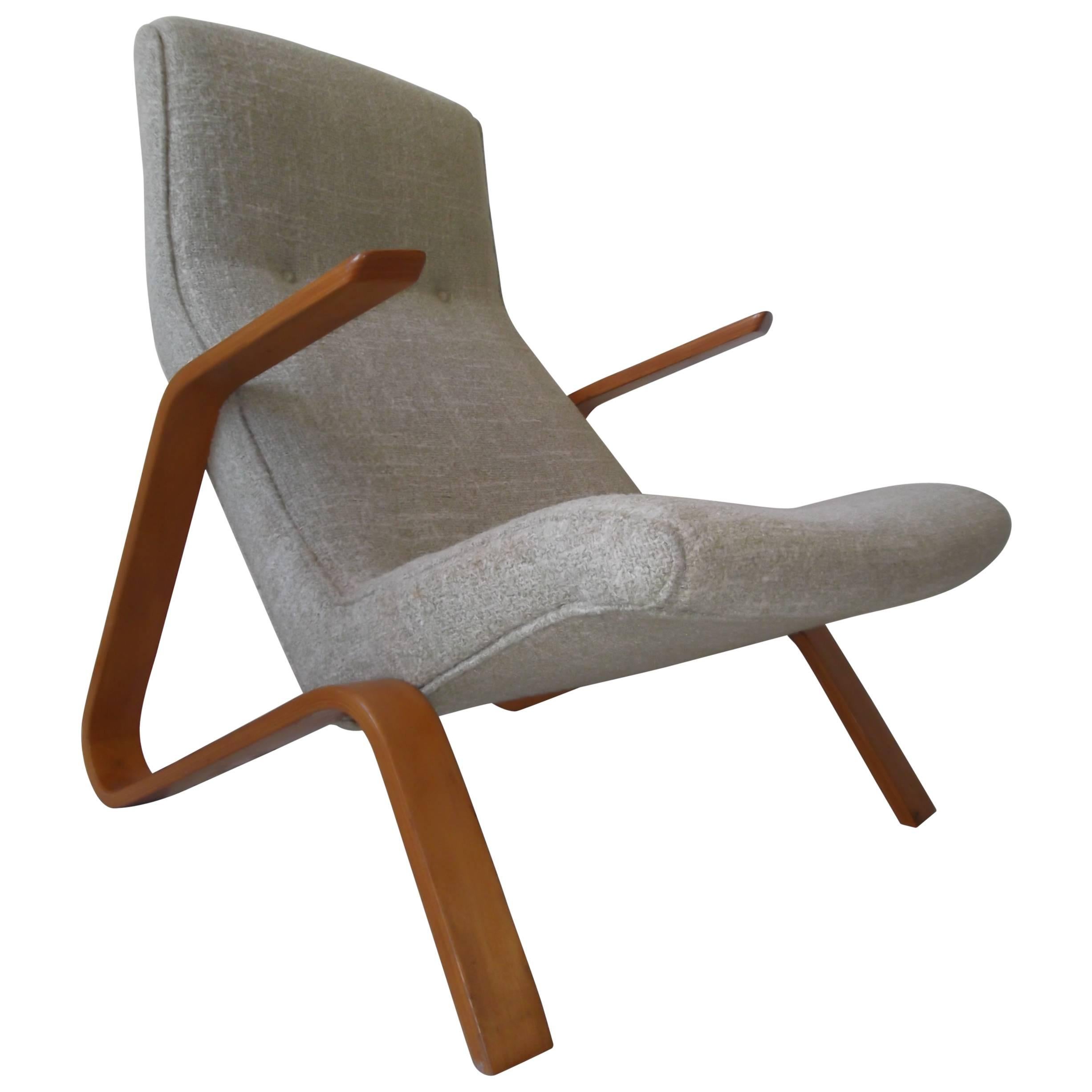 Original Eero Saarinen 1950 Knoll Bentwood Grasshopper Chair