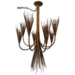 Tom Greene Custom Brutalist Chandelier for Monteverdi-Young 7