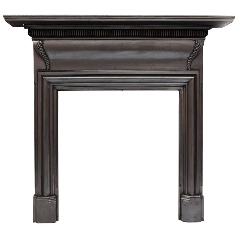 Burnished CastIron Fireplace Mantel. For Sale at 1stdibs
