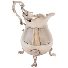 Early Georgian Sterling Silver Footed Cream Jug