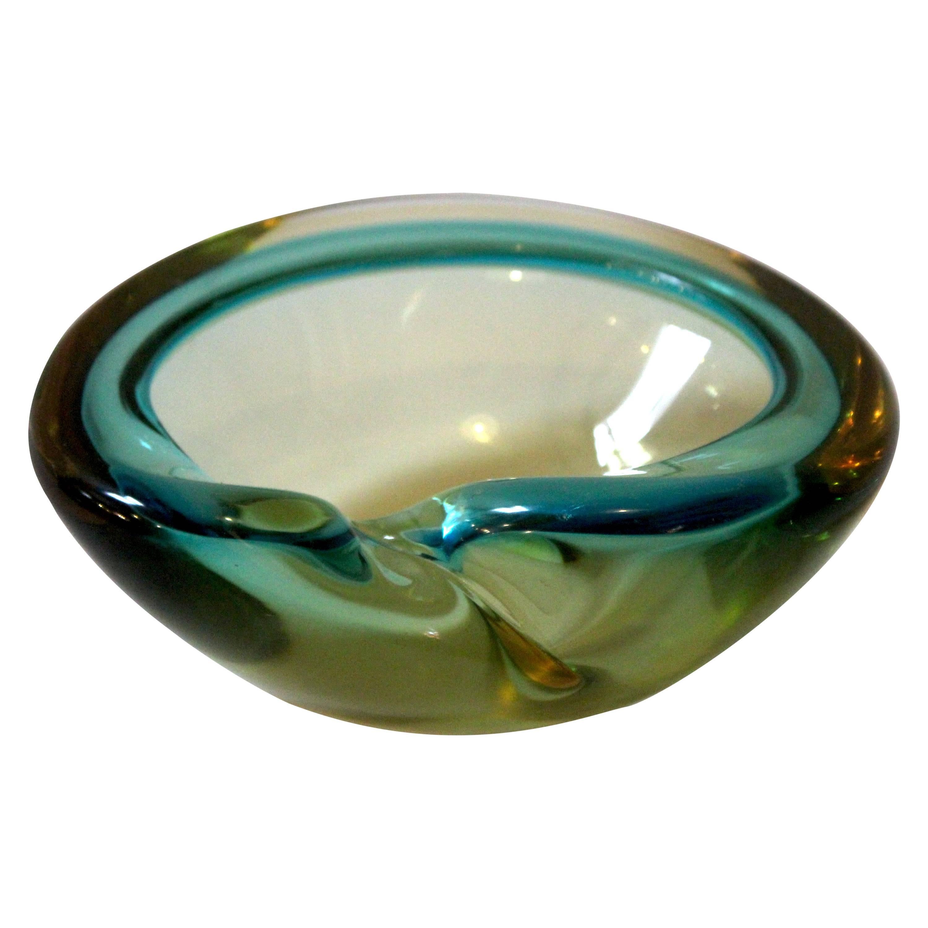 Mid-Century Murano Art Glass Ashtray or Bowl