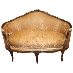 Beautiful 18th Century Settee "Corbeille"