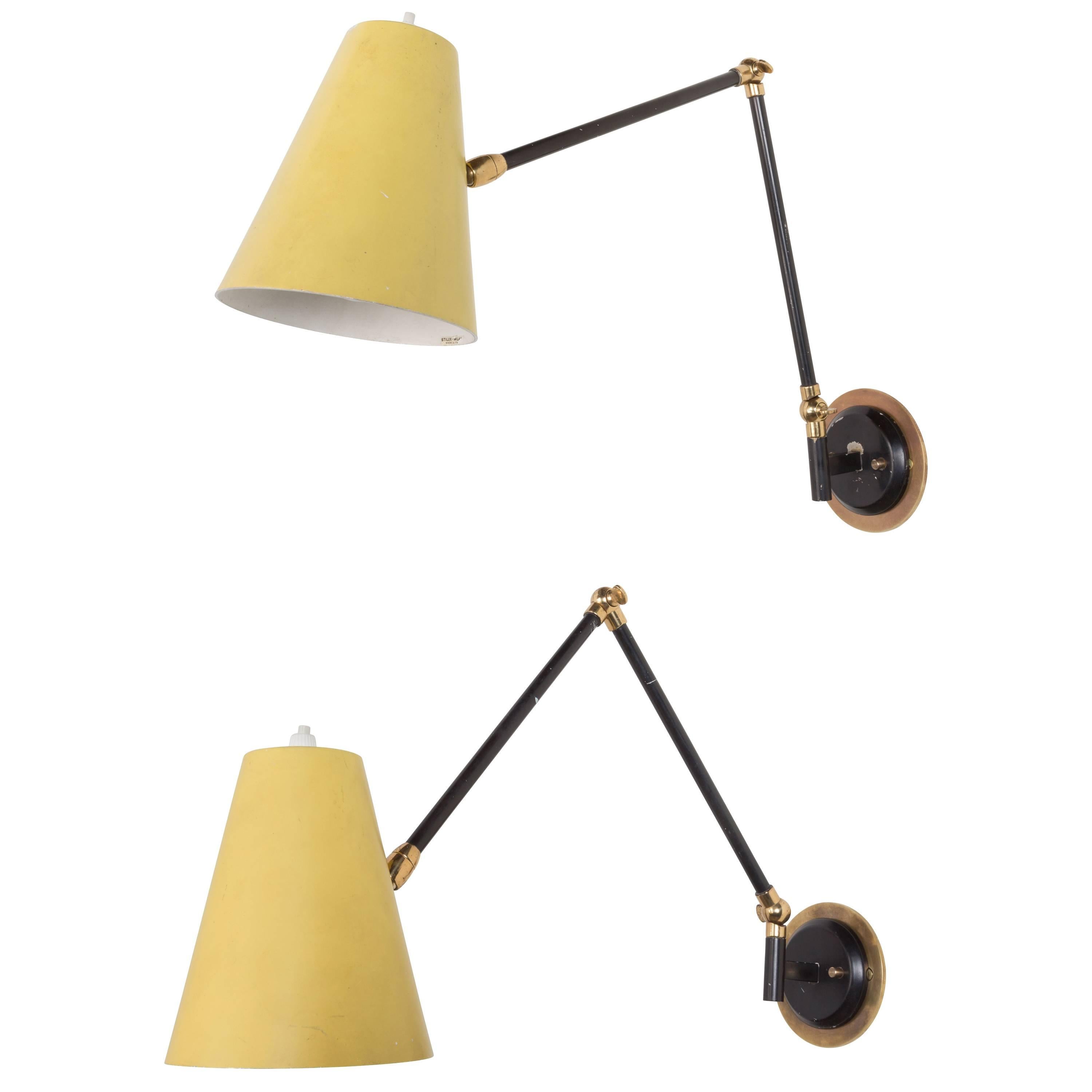 Pair of Wall Lights by Stilux