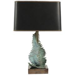 1970s "Fern" Table Lamp by Chrystiane Charles