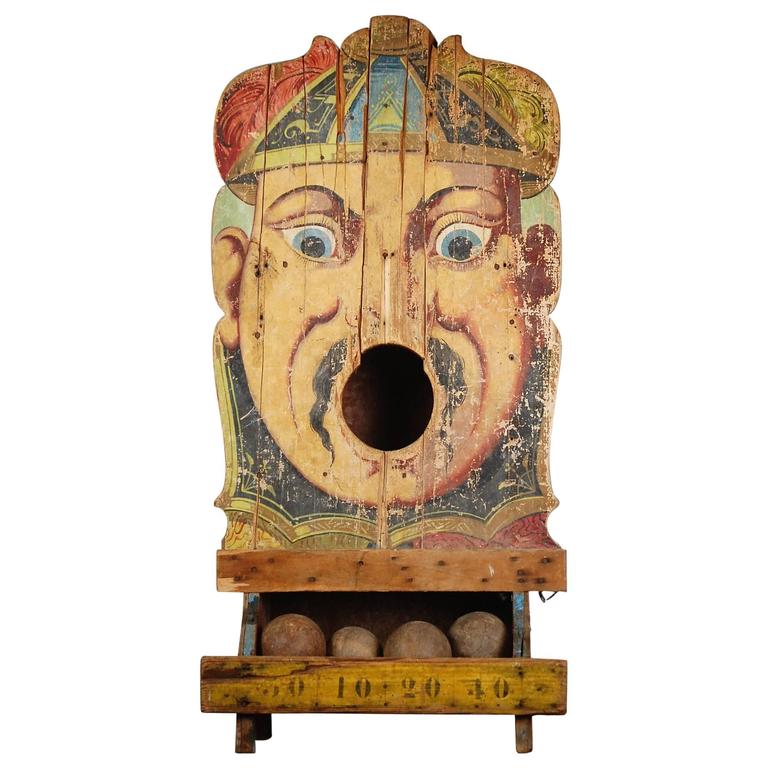 19th Century French Ball Toss Carnival Game "Passe Boule" at 1stDibs