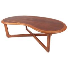 Kidney Shaped Coffee Table by Lane Furniture