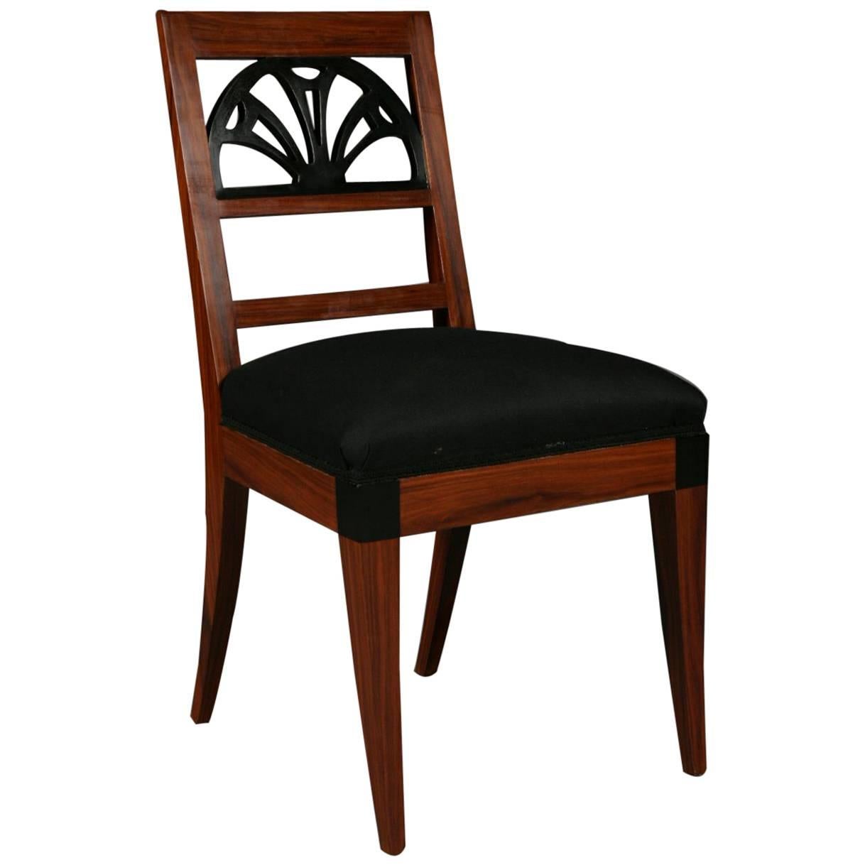 20th Century Neoclassical Style Light-Palisander Chair For Sale