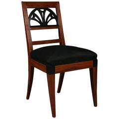 20th Century Neoclassical Style Light-Palisander Chair 10