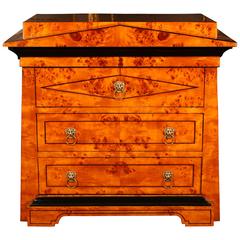 20th Century Biedermeier Style Maple Pine Commode 12