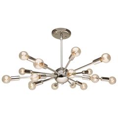 Supreme Sputnik Chandelier in Original Chrome, circa 1960