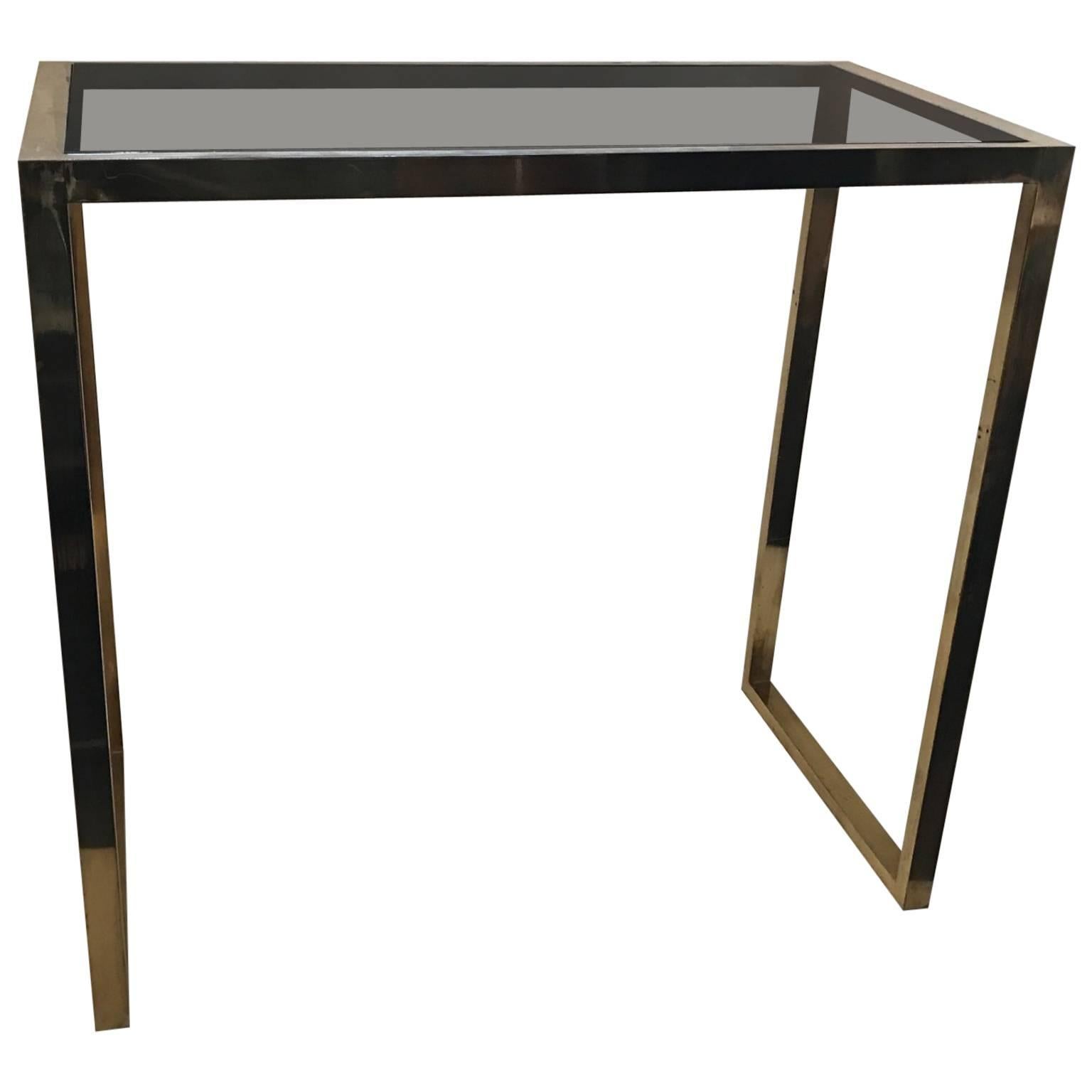 1960s Italian Brass Console or Table