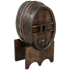 20th Century Artisan-Made French Oak Calvados Barrel from Normandy, France